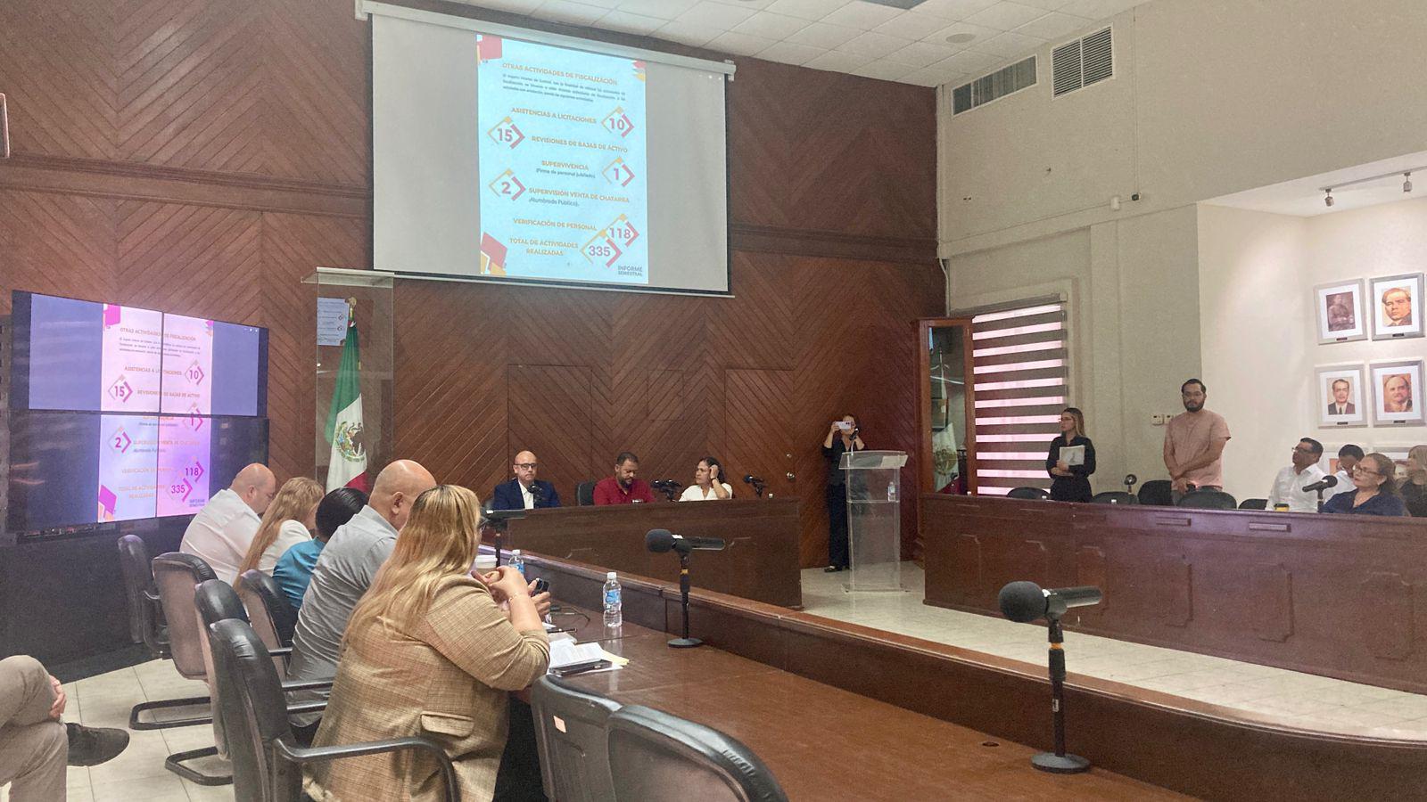 $!Presenta Órgano Interno de Control de Mazatlán primer informe semestral