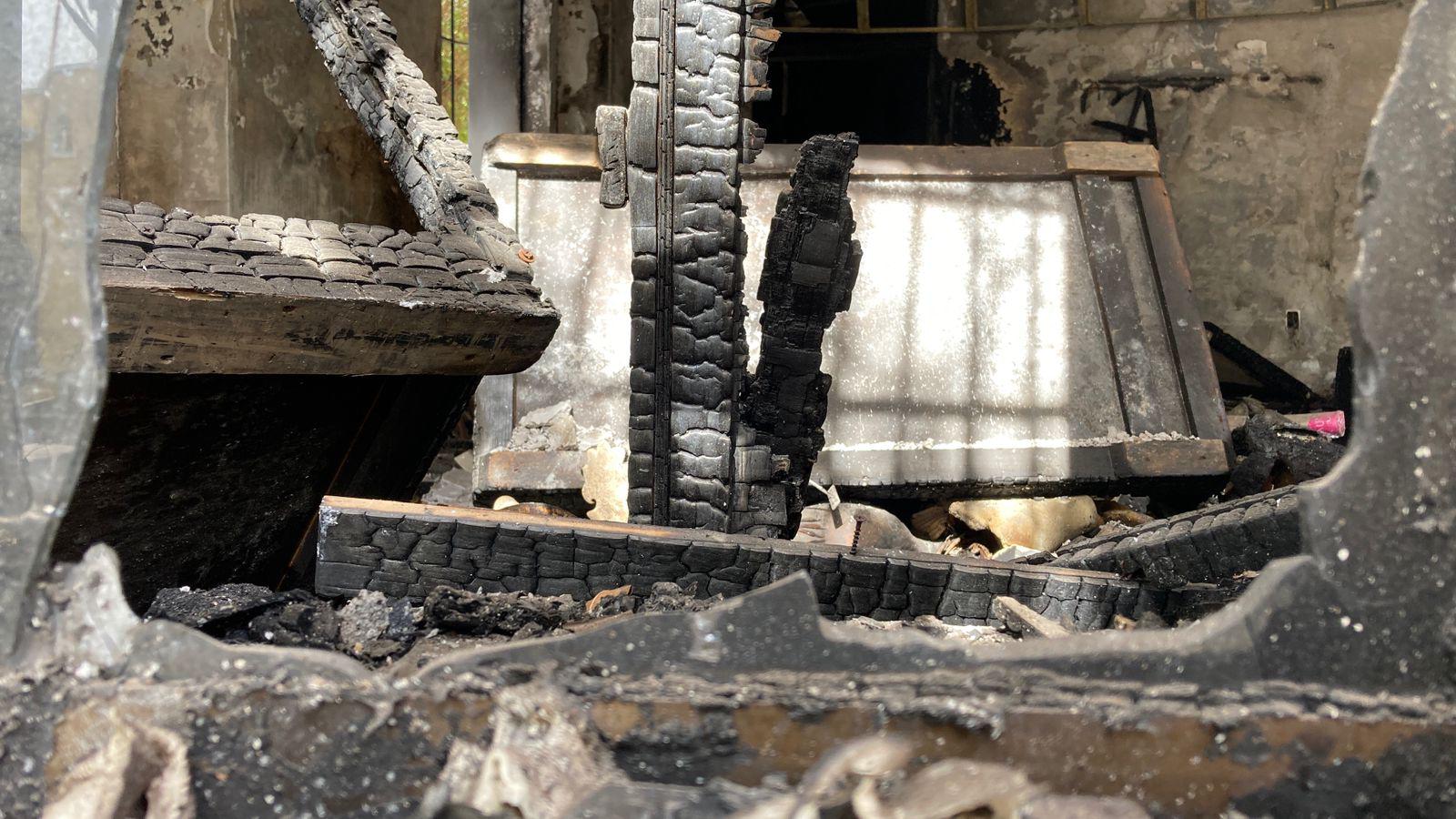 $!Parte del Museo de Arte de Mazatlán sigue mostrando los estragos del incendio