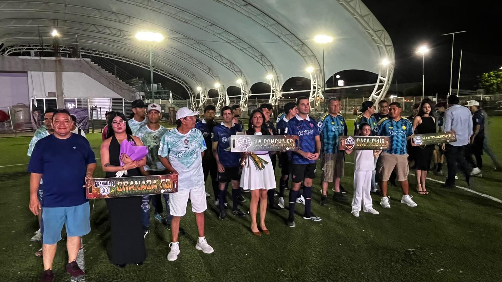 $!Inauguran el Torneo Intramuros de El Cid con fiesta y desfile de equipos en Mazatlán