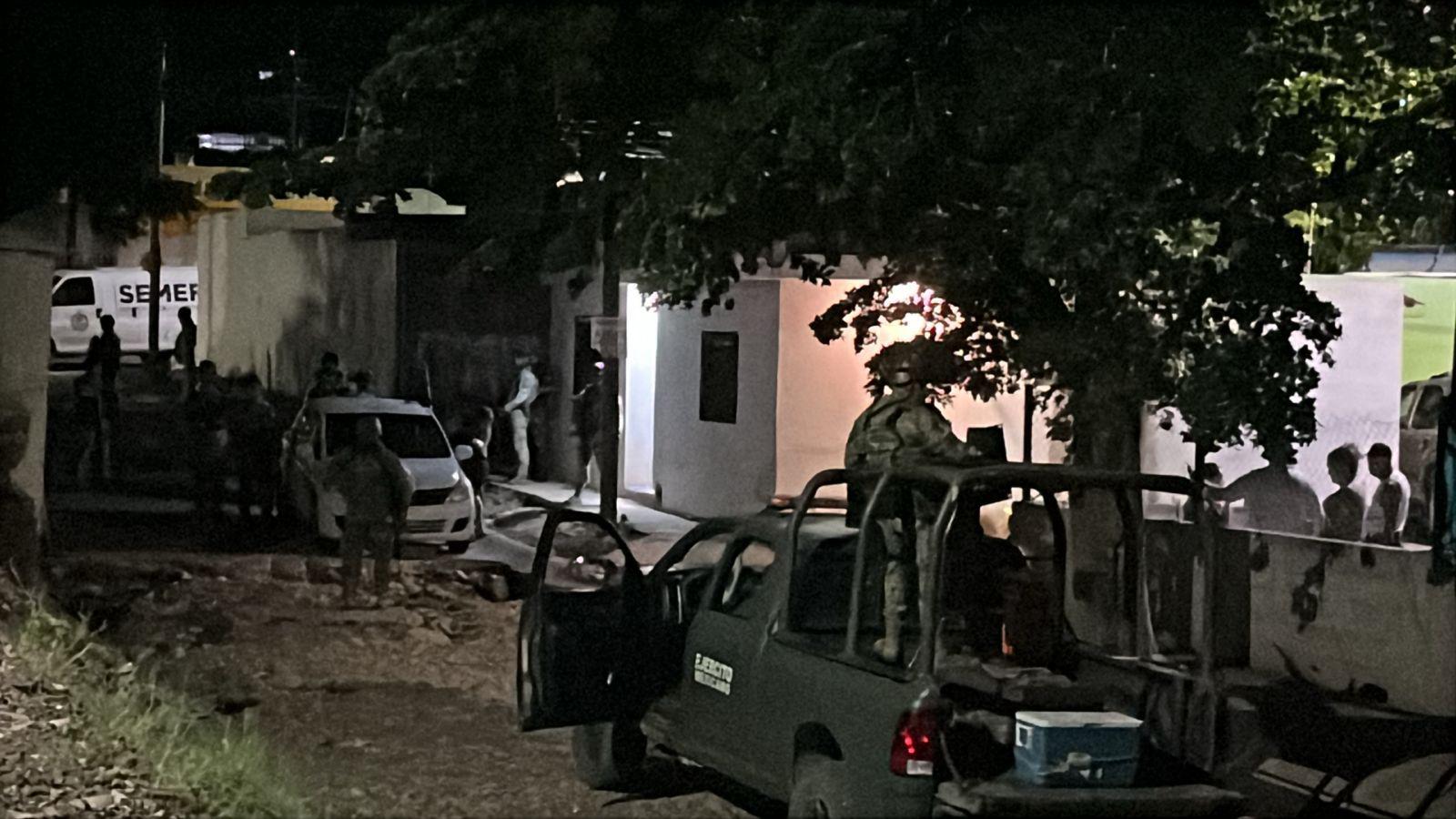 $!Ataque armado deja 2 muertos y un herido en San Isidro, Culiacán