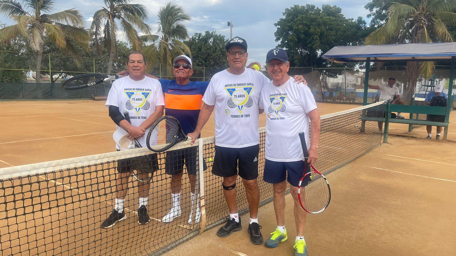 $!Debutan con victoria López y Sosa en Torneo de Tenis ‘Quinquenials’, en Club Muralla