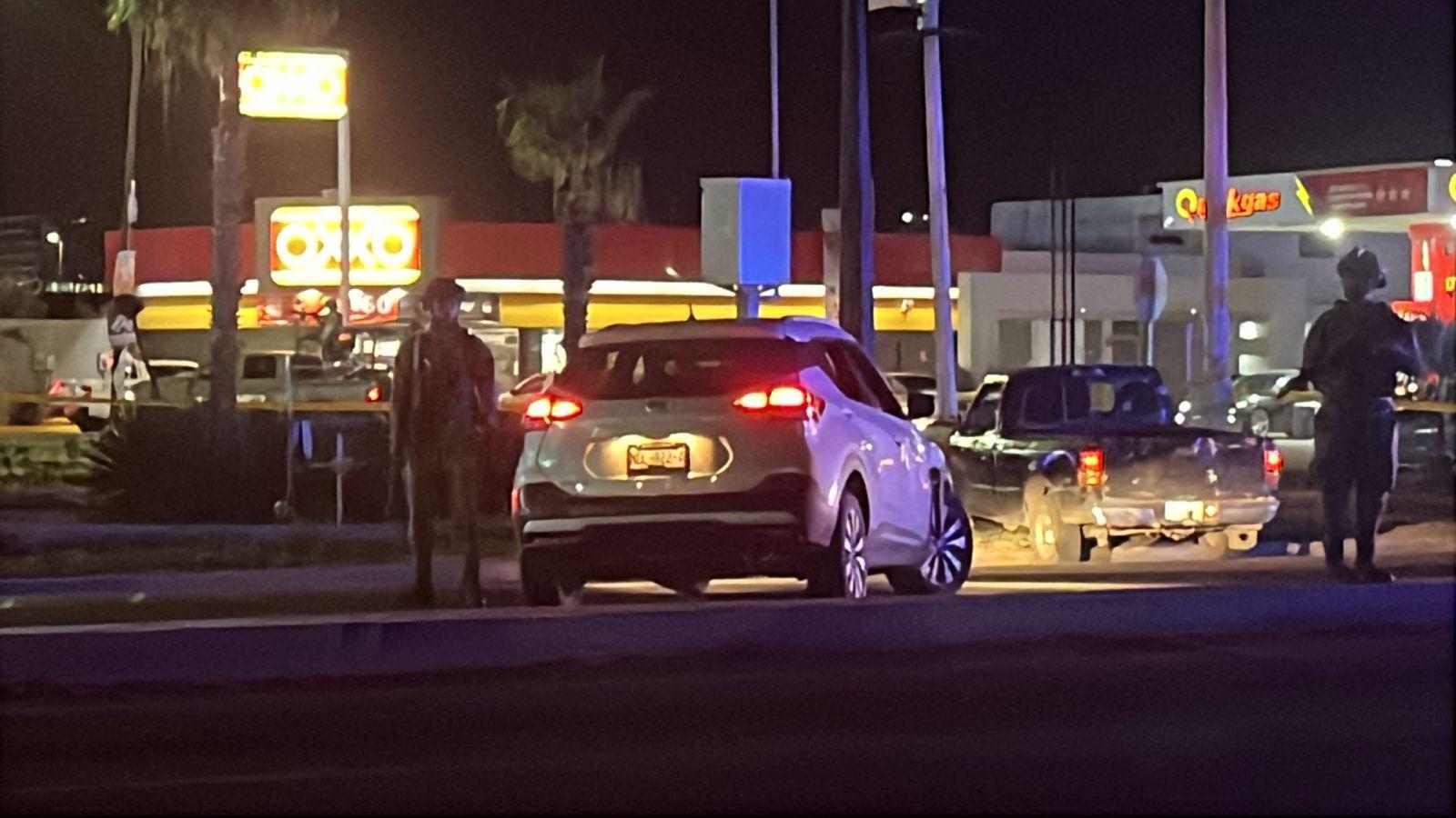 $!Ataque armado deja dos personas sin vida en el sector Barrancos, al sur de Culiacán