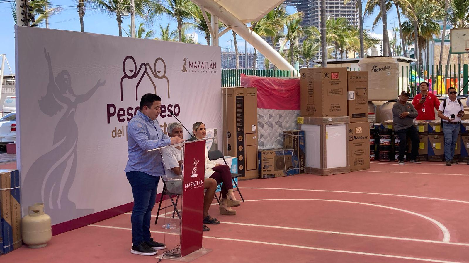 $!Son beneficiadas 369 familias de Mazatlán por el programa Peso a Peso de Bienestar Social