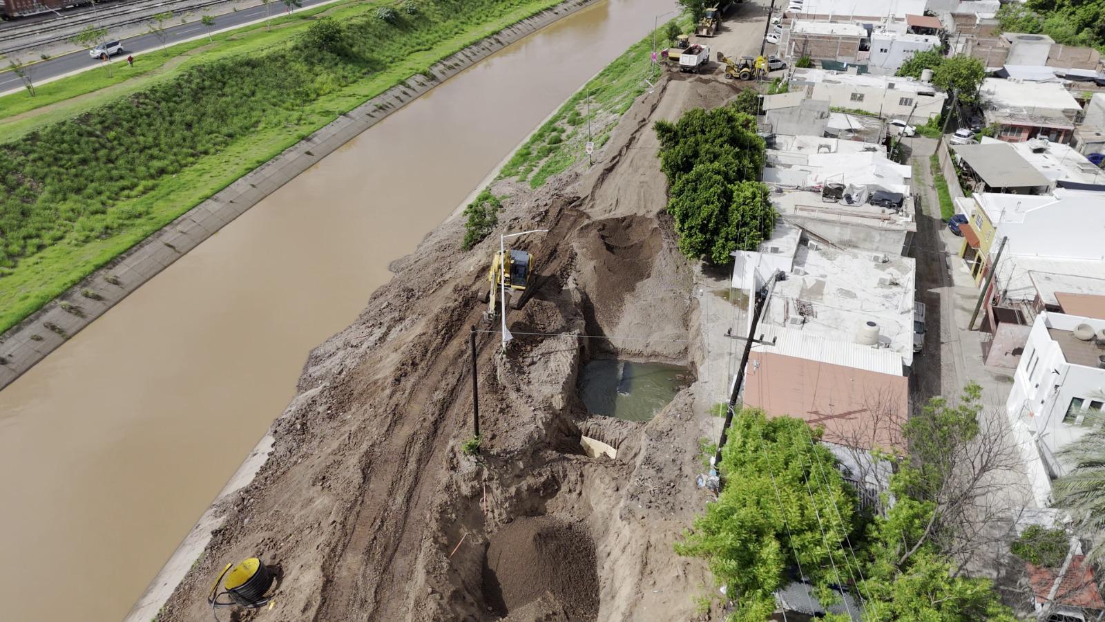$!Seguirá cerrada la Avenida Federalismo hasta el lunes por obras en el Emisor Rubí