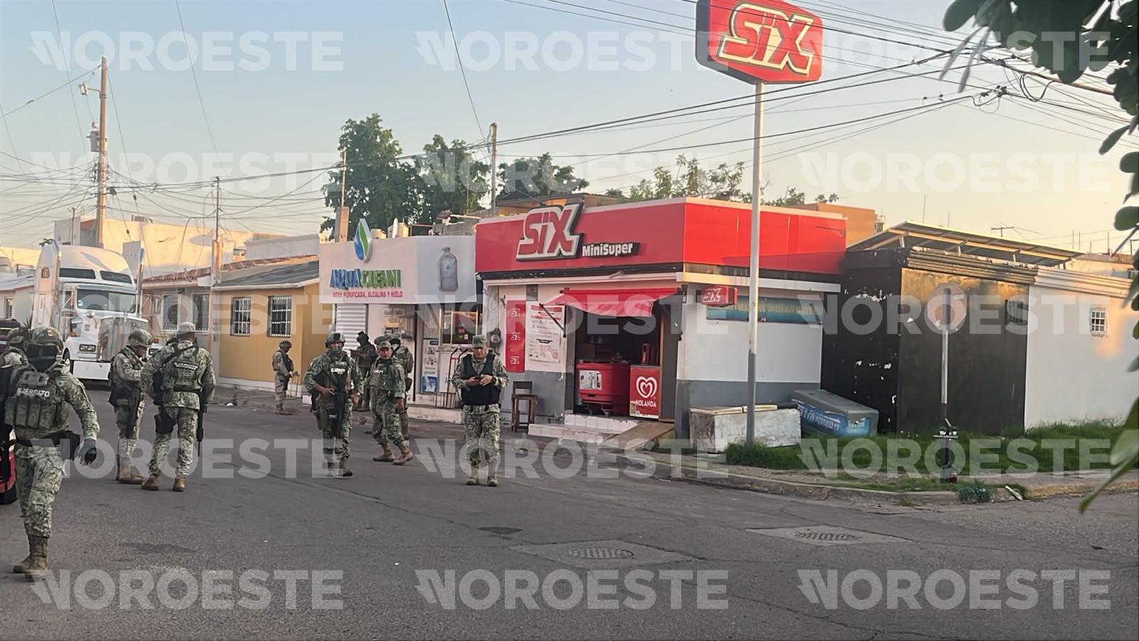 $!Ataque armado en expendio deja dos muertos en Infonavit Barrancos, en Culiacán