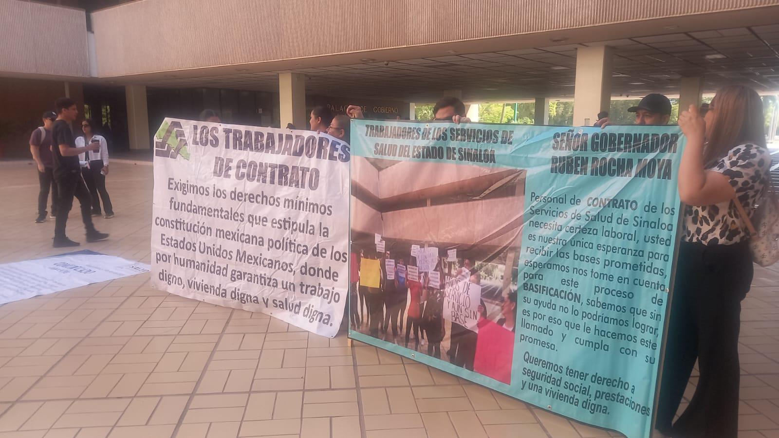 $!Un mes de manifestaciones por bases en el Sector Salud de Sinaloa