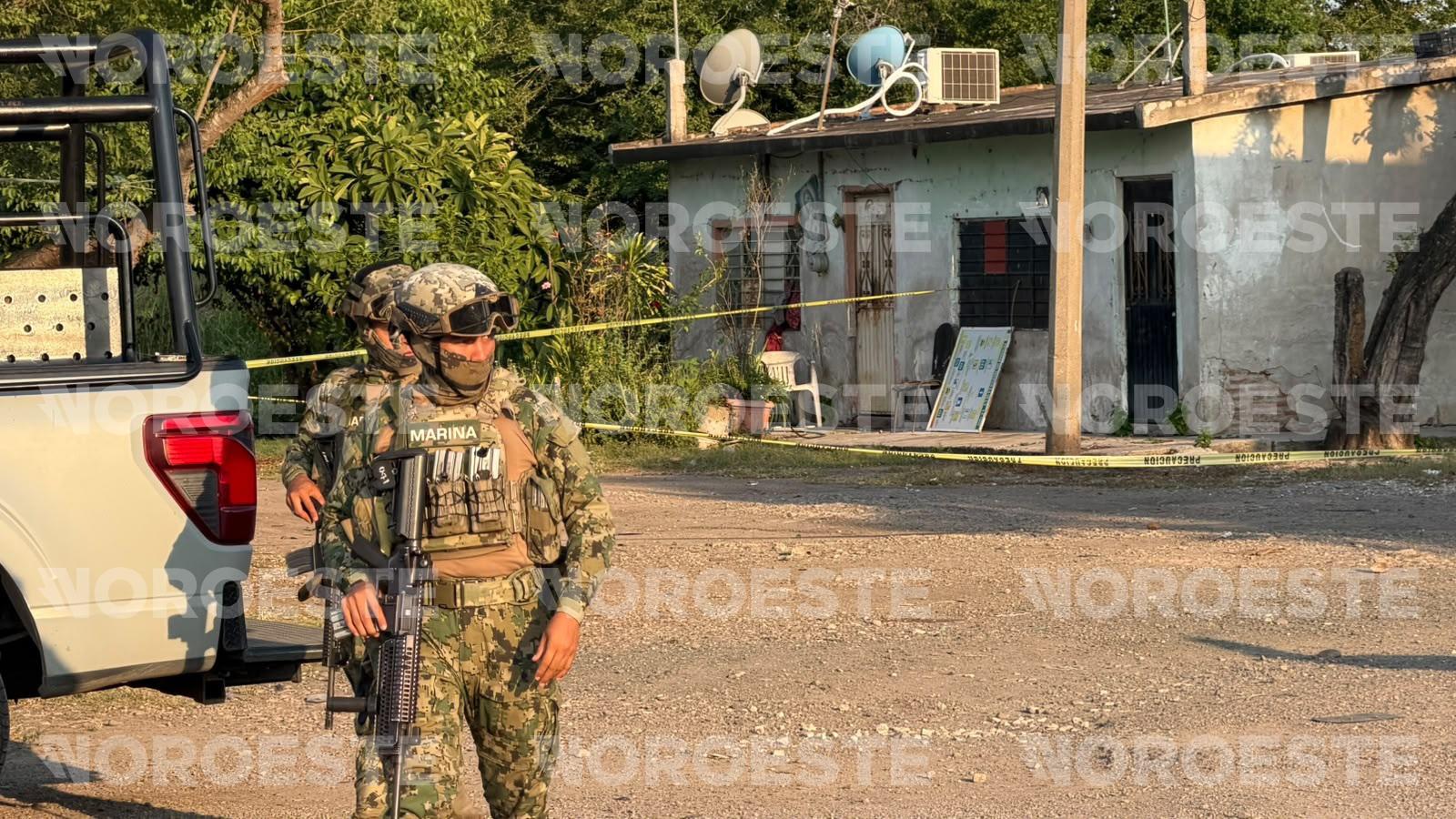 $!Balean a un hombre en la periferia de Villa Unión; lo trasladan grave a un hospital