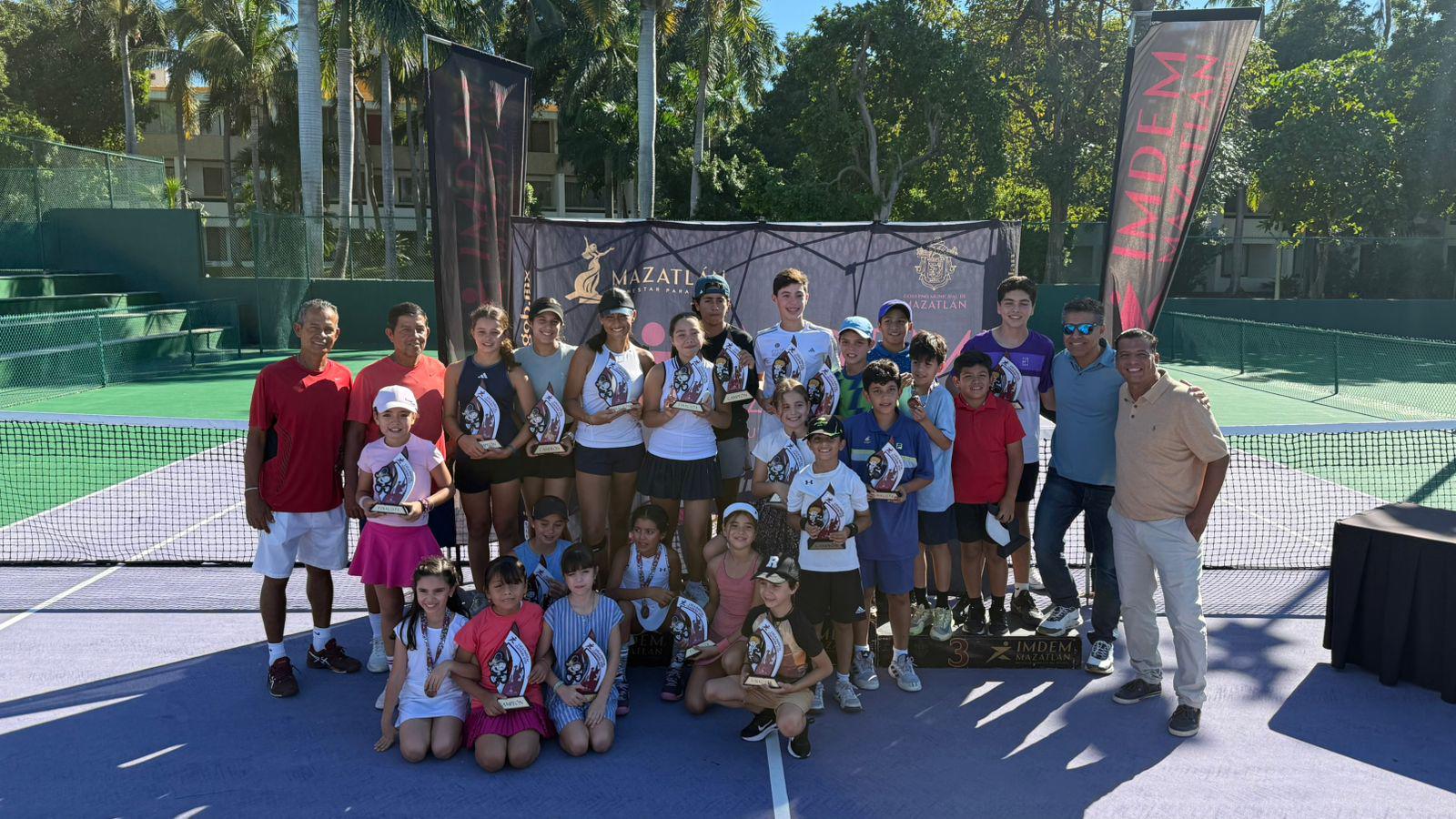 $!Hay campeones del Circuito de Tenis Municipal, en El Cid