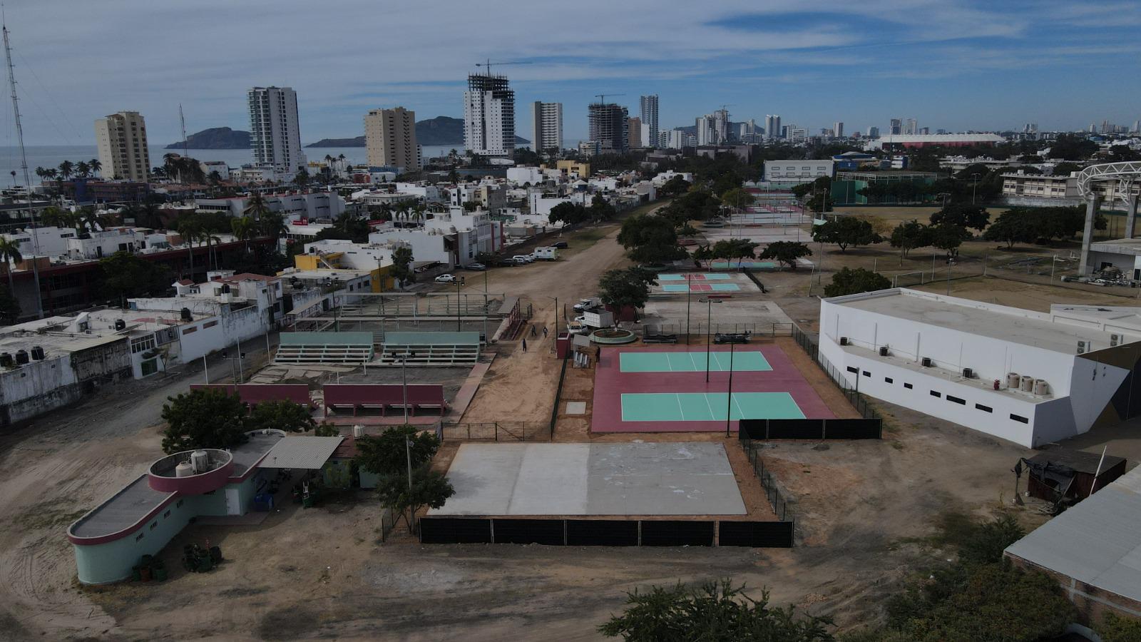 $!¡Llega la arena a canchas de voleibol de la Sahop!