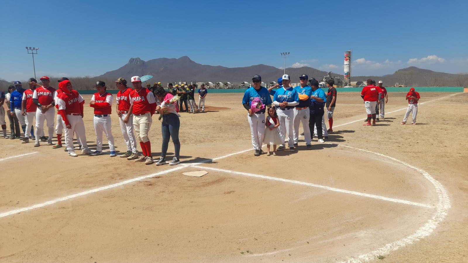 $!Se inaugura la Liga Campesina de Beisbol de Segunda Fuerza Río Presidio