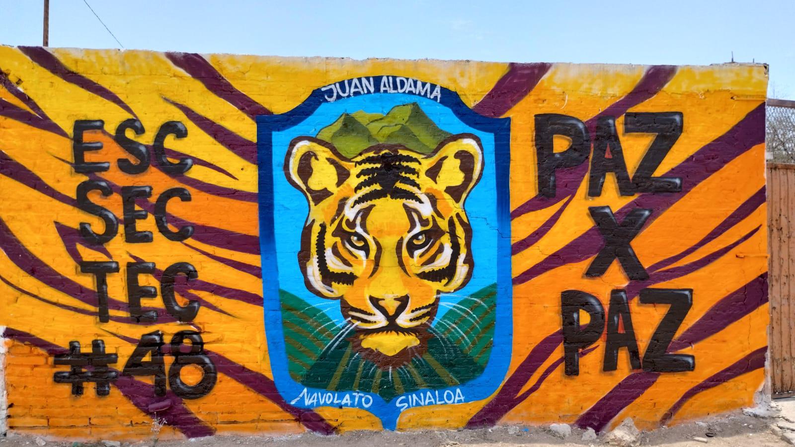$!Estudiantes de secundaria en Culiacán dejan su legado en murales