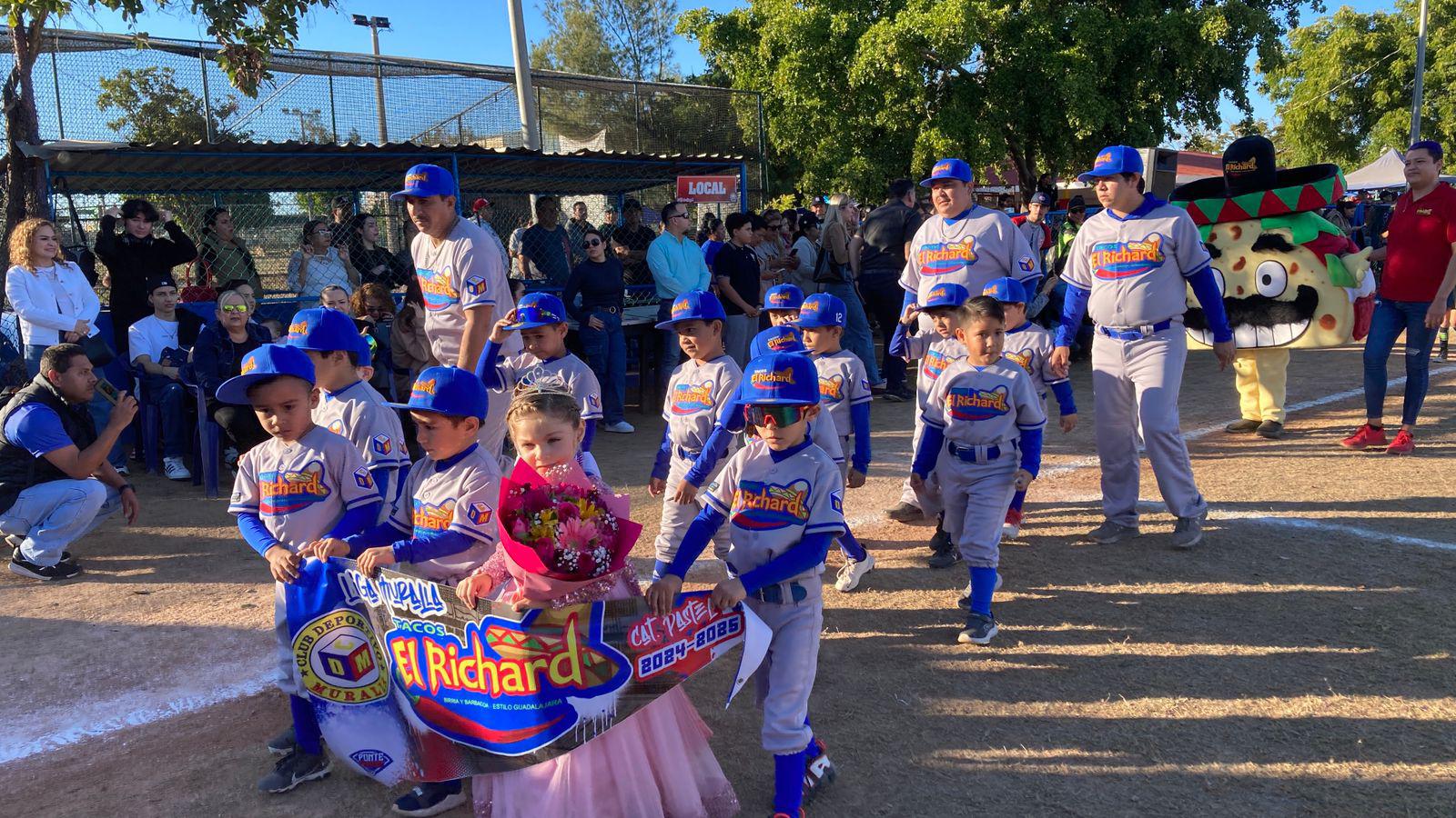 $!Multitudinaria apertura de Liga Infantil y Juvenil de Beisbol del Muralla