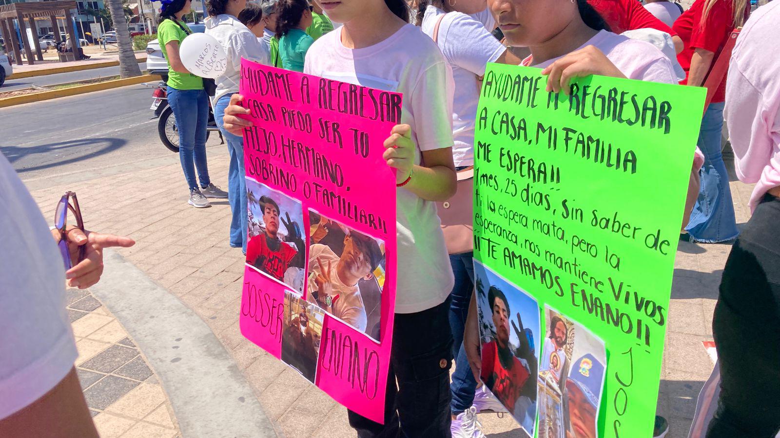 $!‘10 de mayo no es de fiesta, es de lucha y de ‘protesta’, el clamor de las madres rastreadoras de Mazatlán