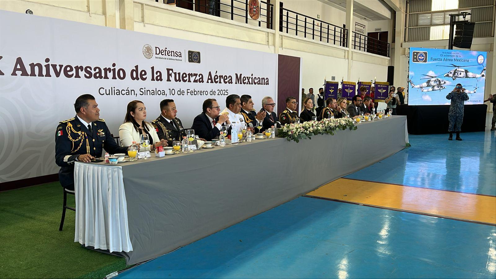 $!Autoridades celebran el 110 aniversario de la Fuerza Aérea Mexicana