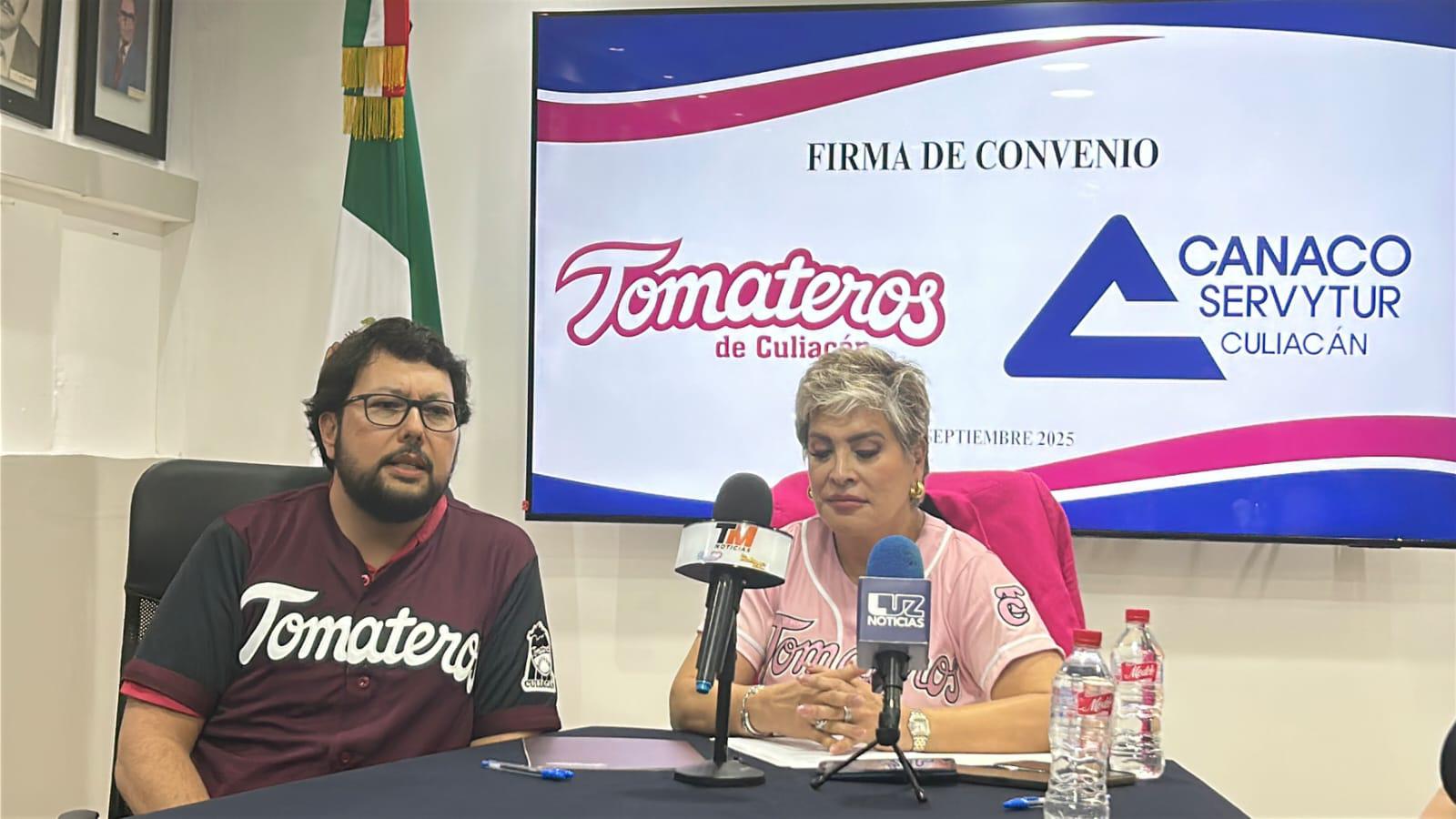 $!Tomateros y Canaco Culiacán acuerdan descuentos en carnets para afiliados