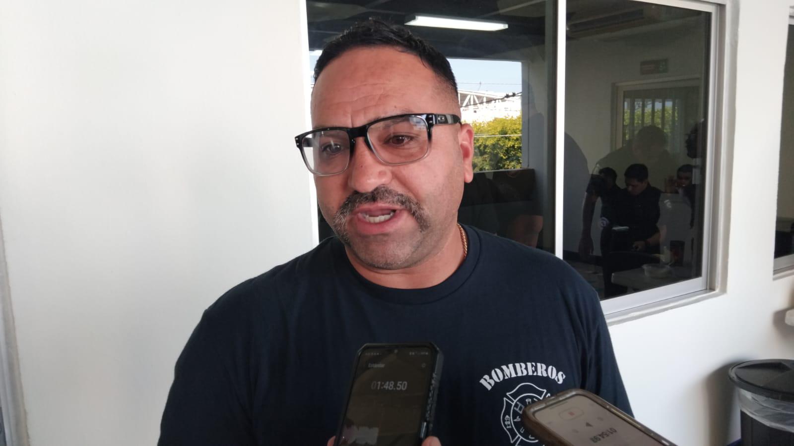 $!Falta capacitar a bomberos para atender edificios altos, señala director de Bomberos de Tijuana