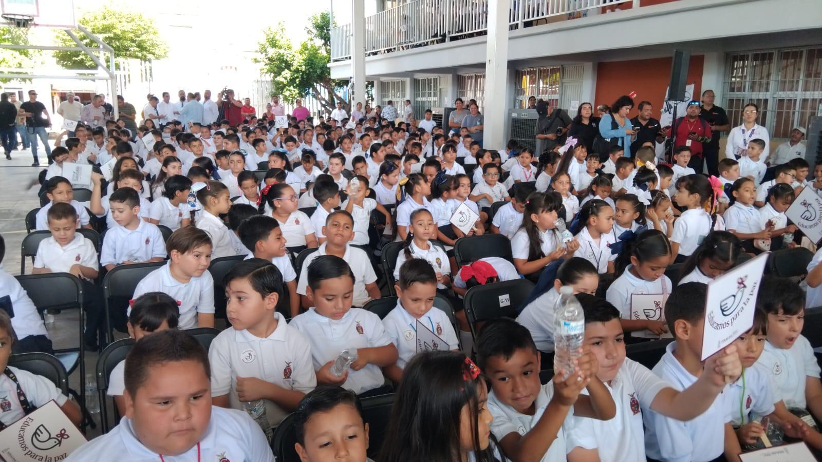 $!Encabeza Rubén Rocha Moya el arranque del ciclo escolar 2025-2026 para todos los sinaloenses