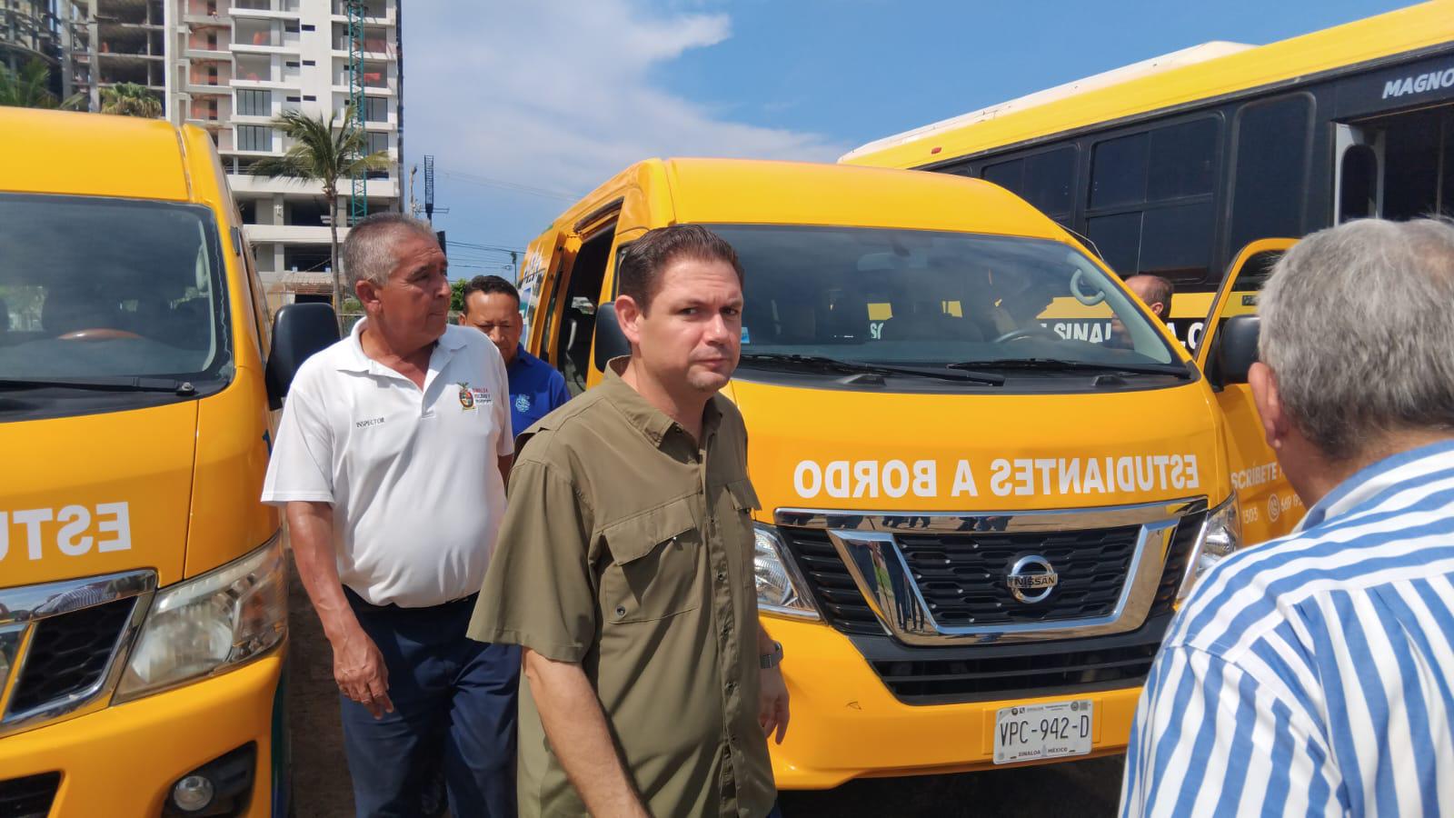 $!Inicia Vialidad y Transporte inspección integral de camiones escolares en Mazatlán