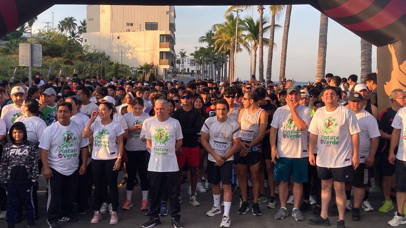 $!‘Píntate de Verde’ reúne a más de 5 mil participantes en Mazatlán