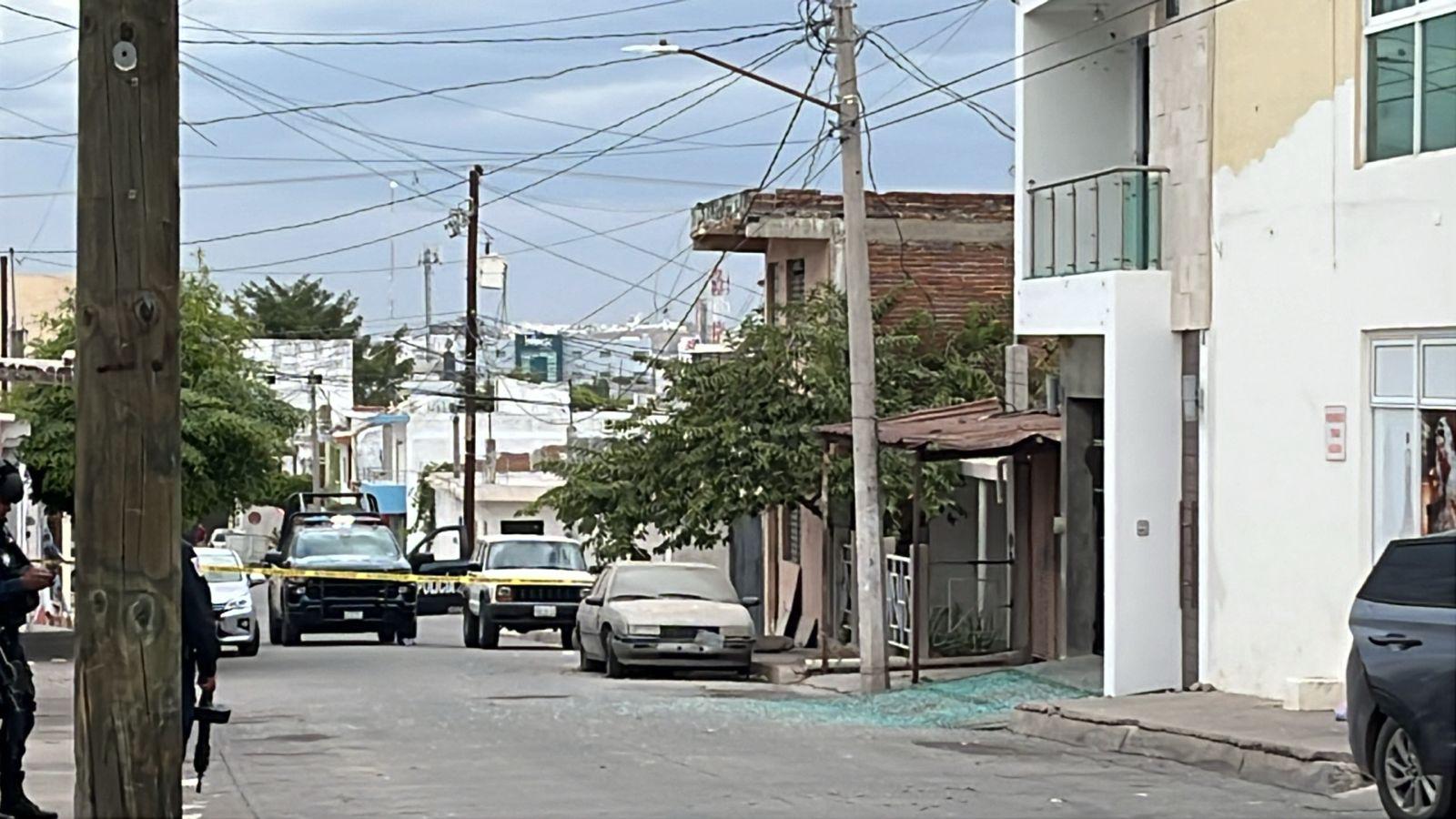 $!Balean dos inmuebles de la colonia Benito Juárez, en Culiacán