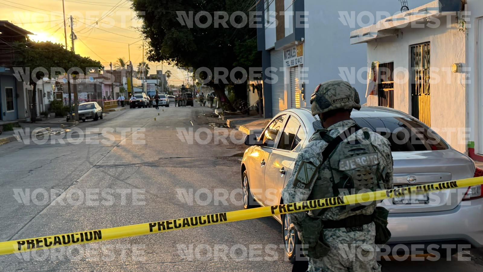 $!Matan a un hombre a balazos y lesionan a una mujer, en la colonia Francisco I. Madero, en Mazatlán