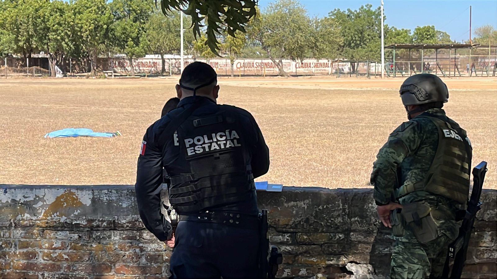 $!Asesinan a balazos a menor en el campo de beisbol Cuco Martínez, en Bachigualato