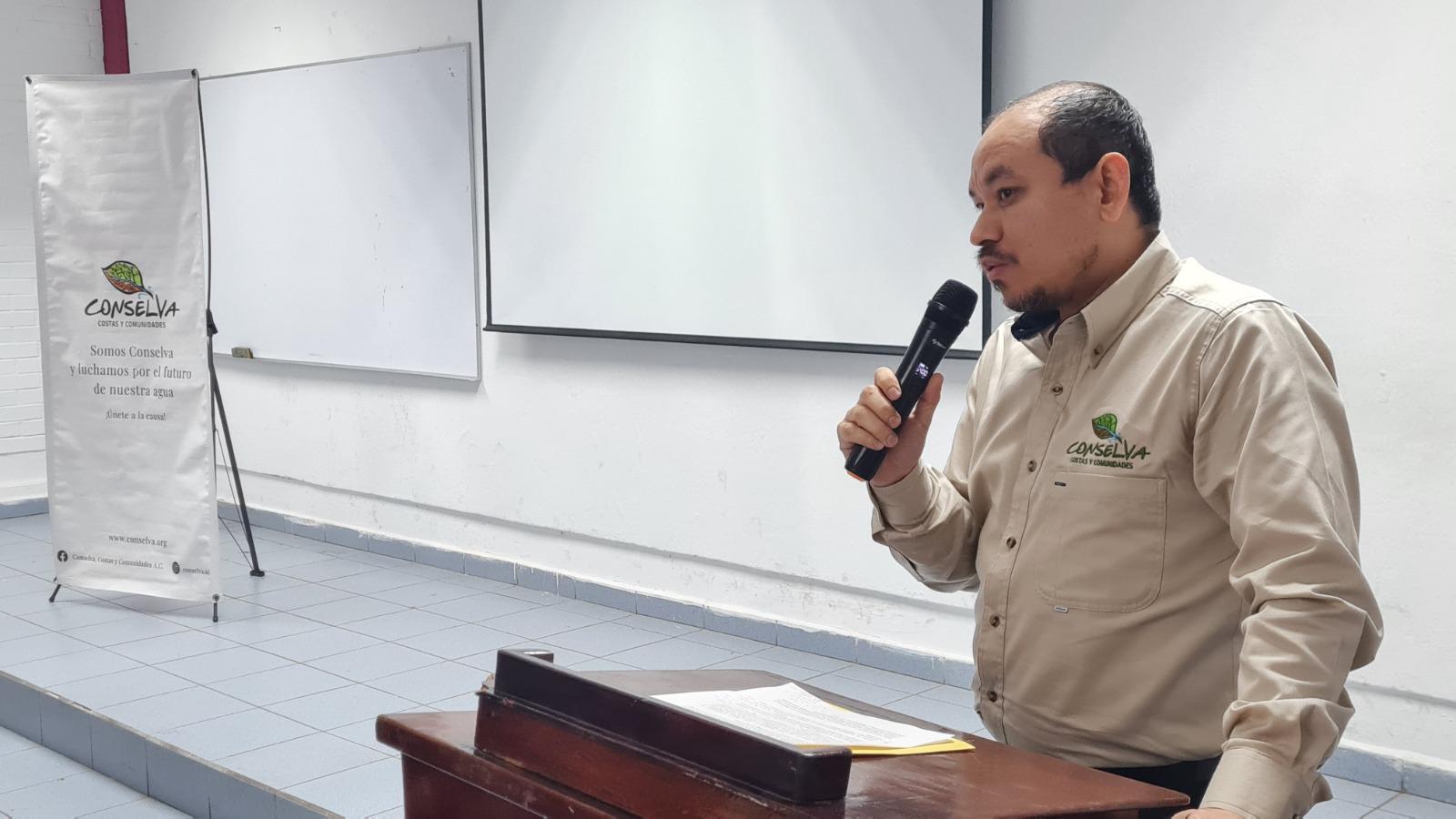 $!Inaugura Conselva sistema de captación de agua de lluvia en preparatoria de Mazatlán