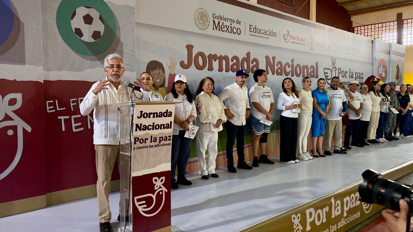 $!Autoridades educativas pactan acuerdo por la paz y contra las adicciones en Mazatlán