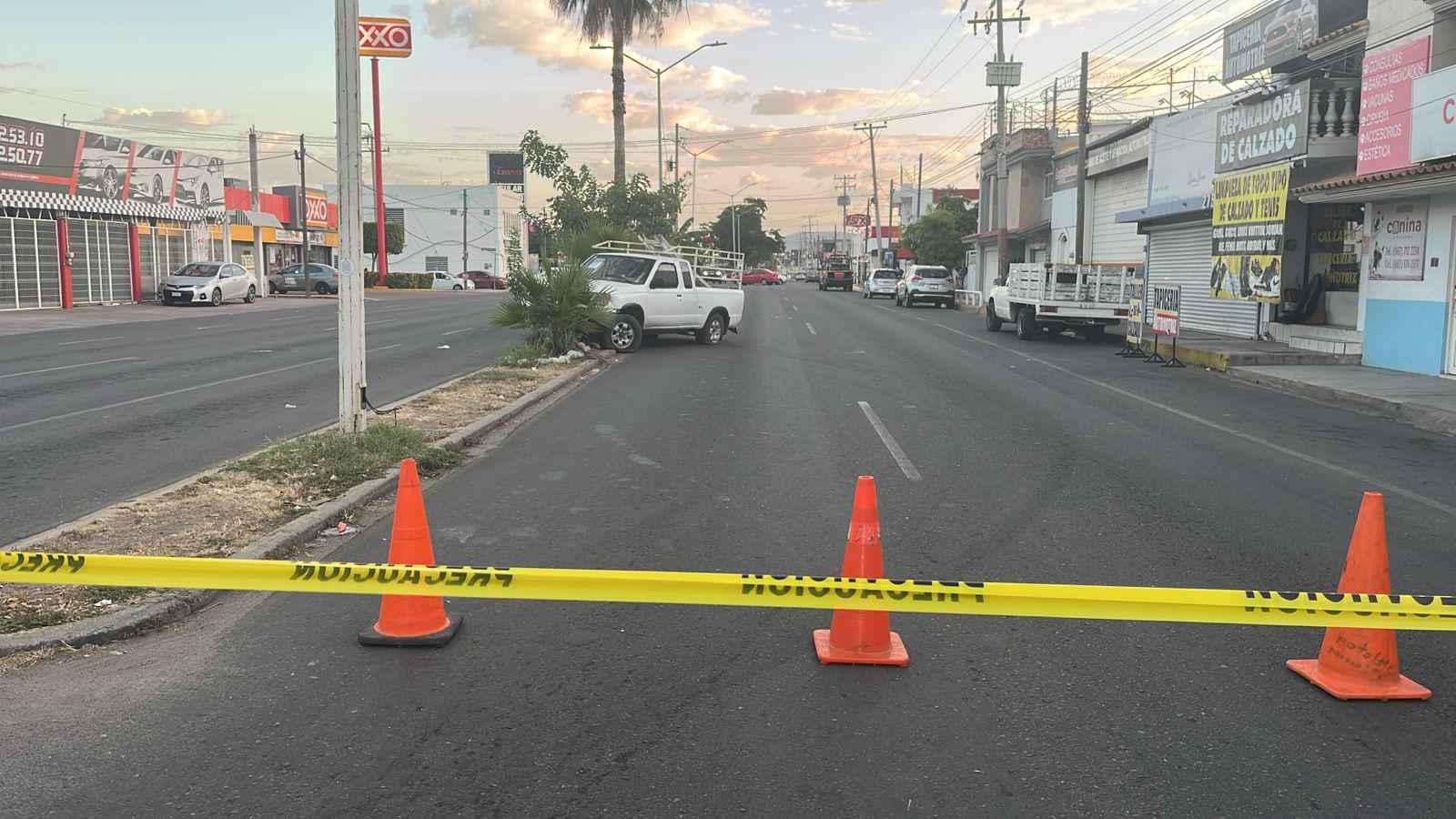 $!Persecución a balazos por distintas calles del sector centro de Culiacán deja una persona herida