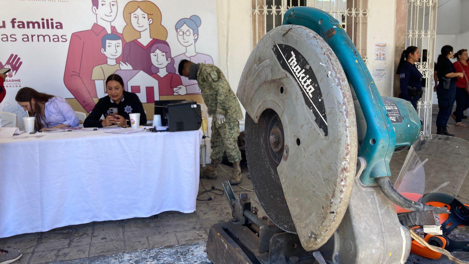 $!Tiene Desarme Voluntario 2025 buena respuesta de parte de los mazatlecos