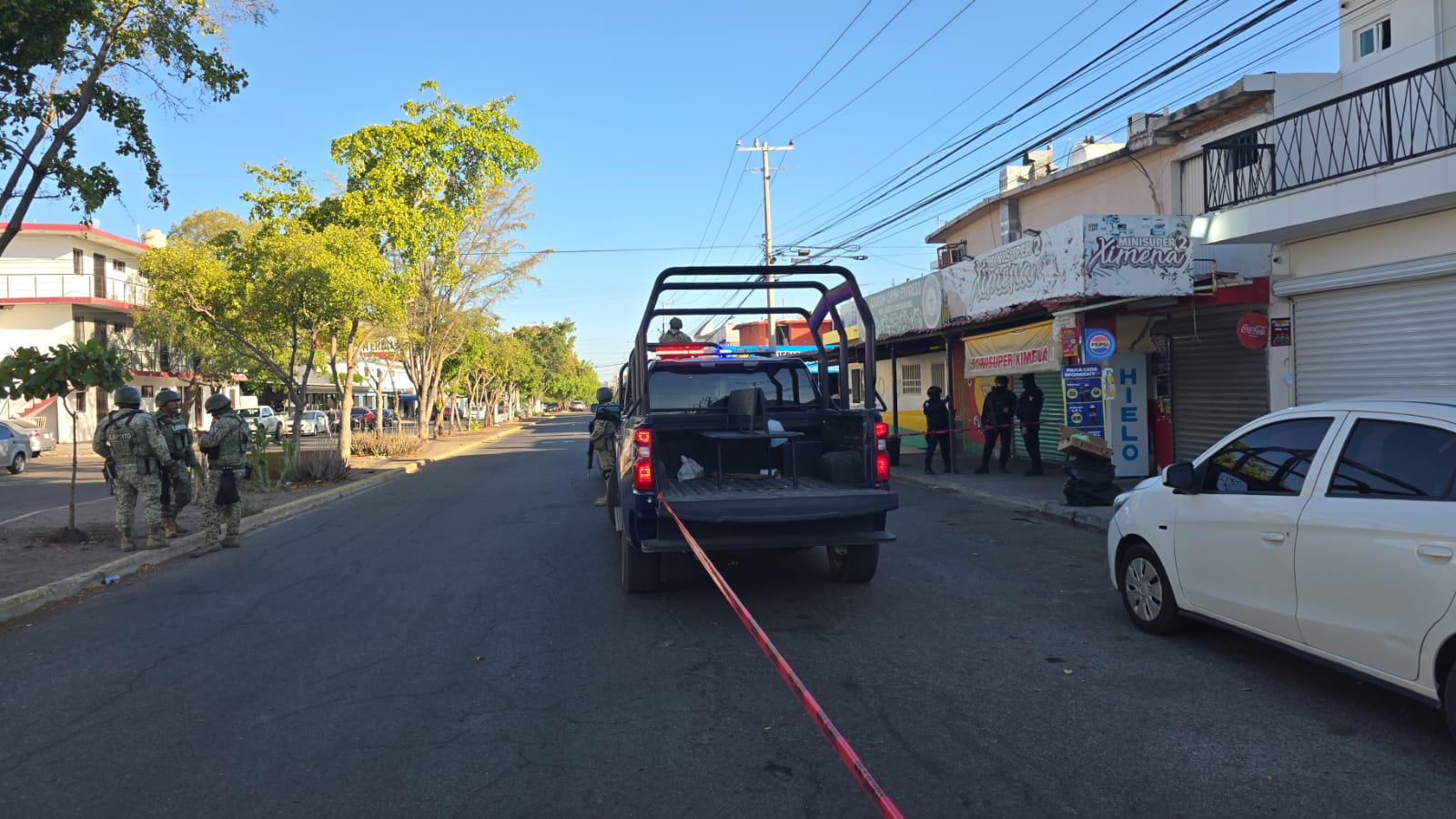 $!Balean a un comerciante en local de la colonia Horizontes, en Culiacán