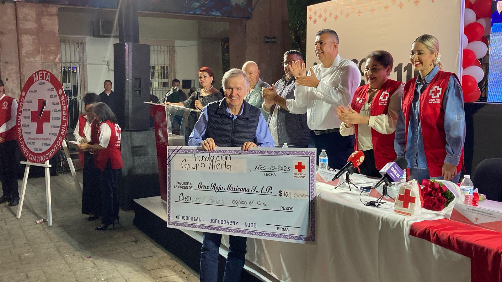 $!Inicia Cruz Roja Mexicana Delegación Mazatlán Colecta Anual recabando $929 mil 500