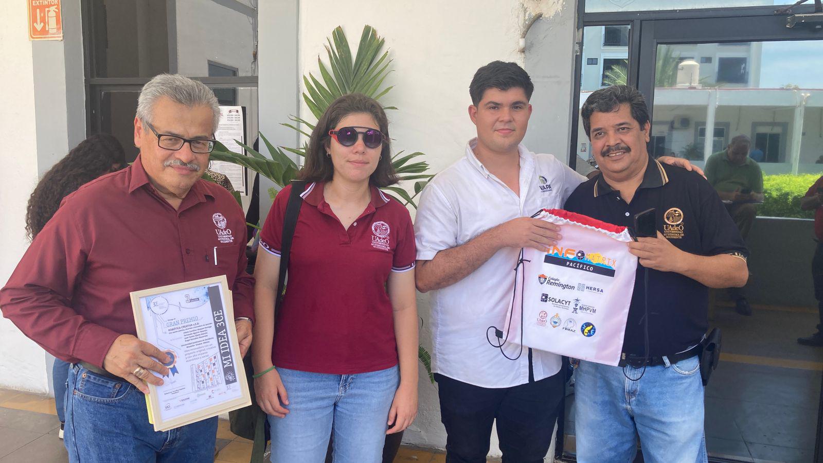 $!Ganan estudiantes de la UAdeO Mazatlán primer lugar de Centroamérica y el Caribe en el área de Robótica