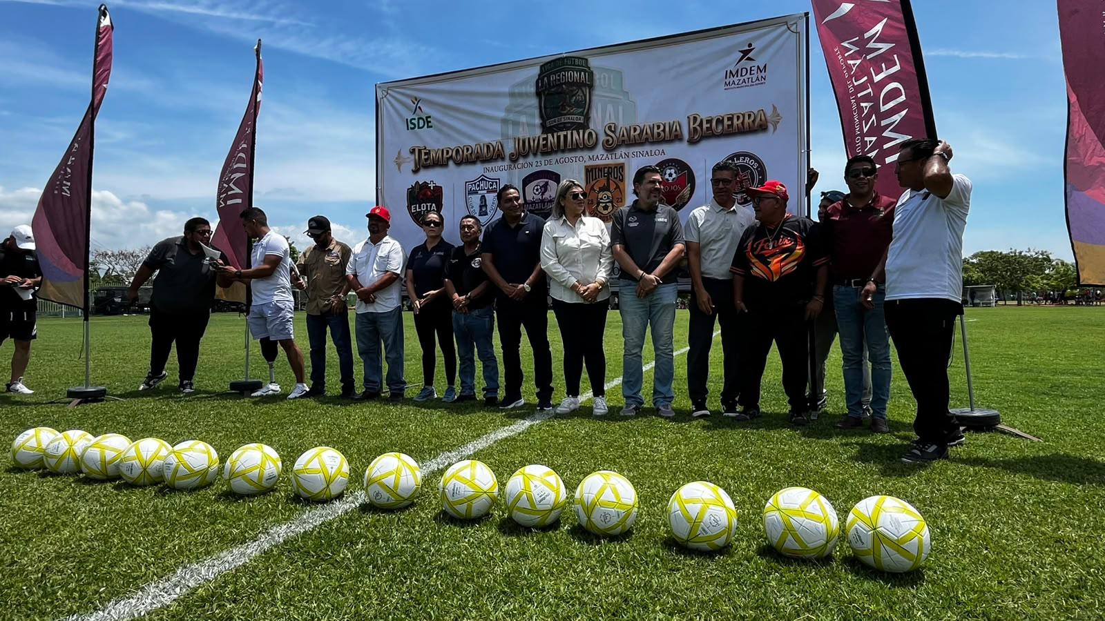 $!Rueda el balón de Liga de Futbol La Regional Sur de Sinaloa