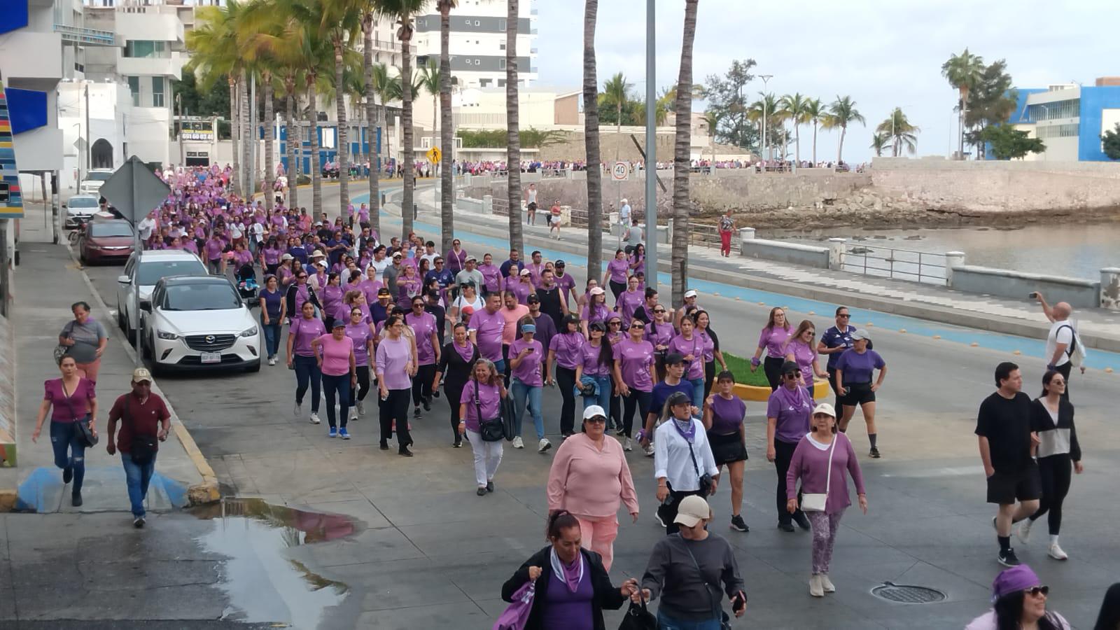 $!Mazatlán conmemora el 8M con caminata institucional, entre promesas y ausencias