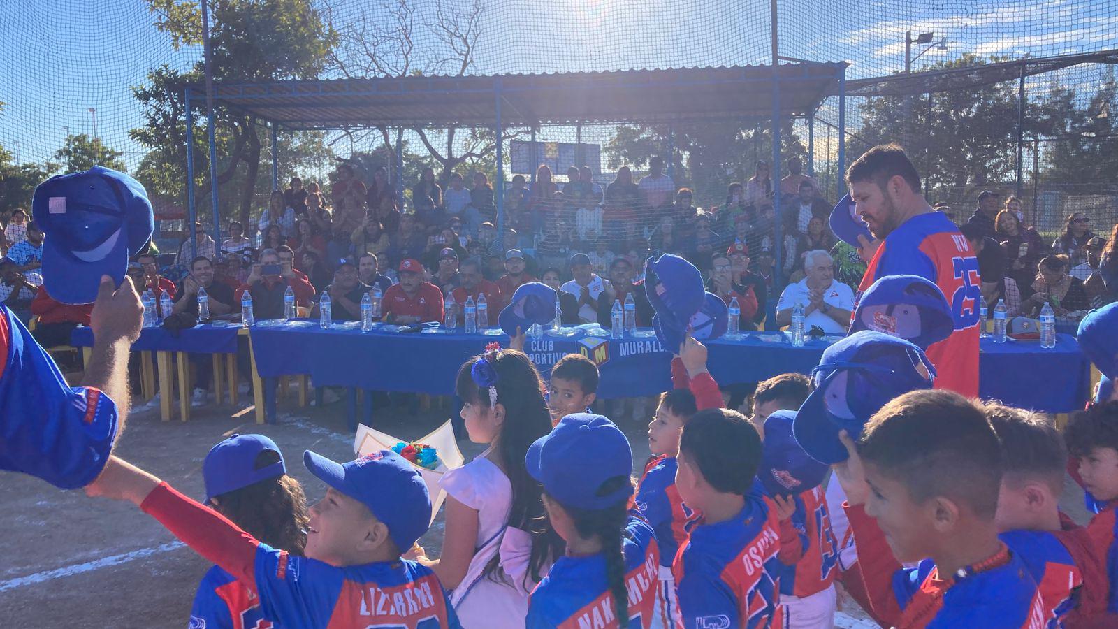 $!Multitudinaria apertura de Liga Infantil y Juvenil de Beisbol del Muralla