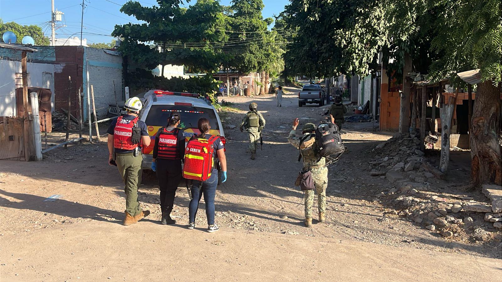 $!Reporte de herido de bala desata fuerte movilización militar en Culiacán