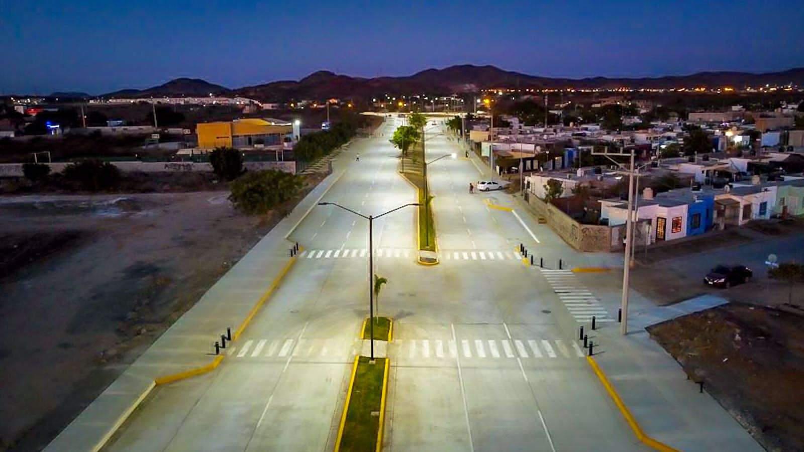 $!Inaugura Rocha ampliación de la Avenida Santa Rosa, en zona popular de Mazatlán