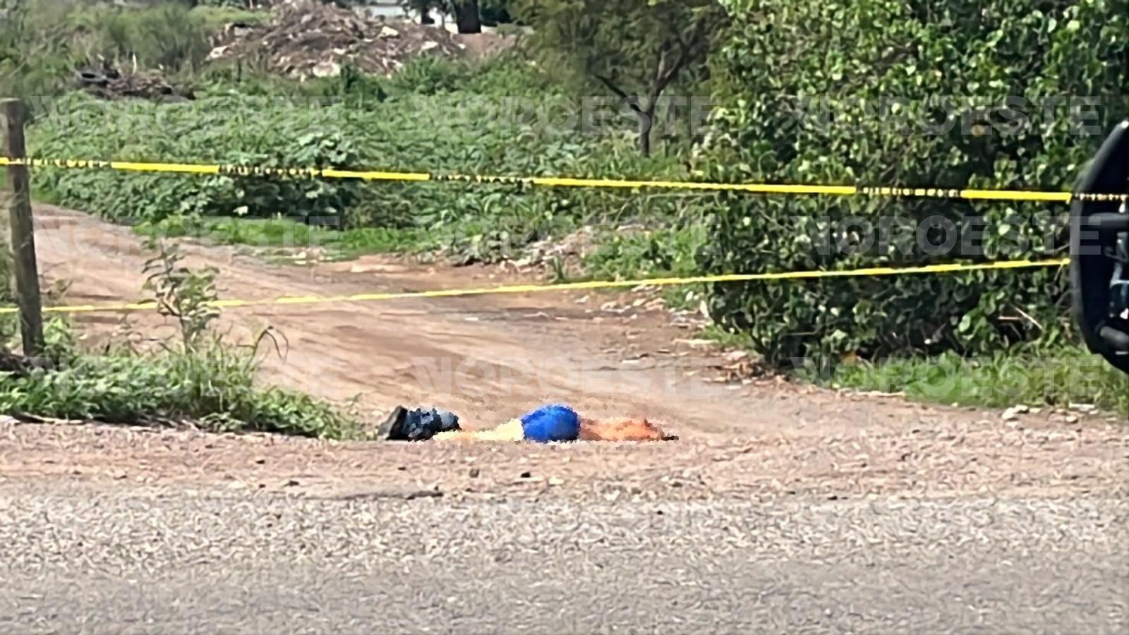 $!Localizan cuerpo de un hombre con impactos de bala en Bellavista, al norte de Culiacán