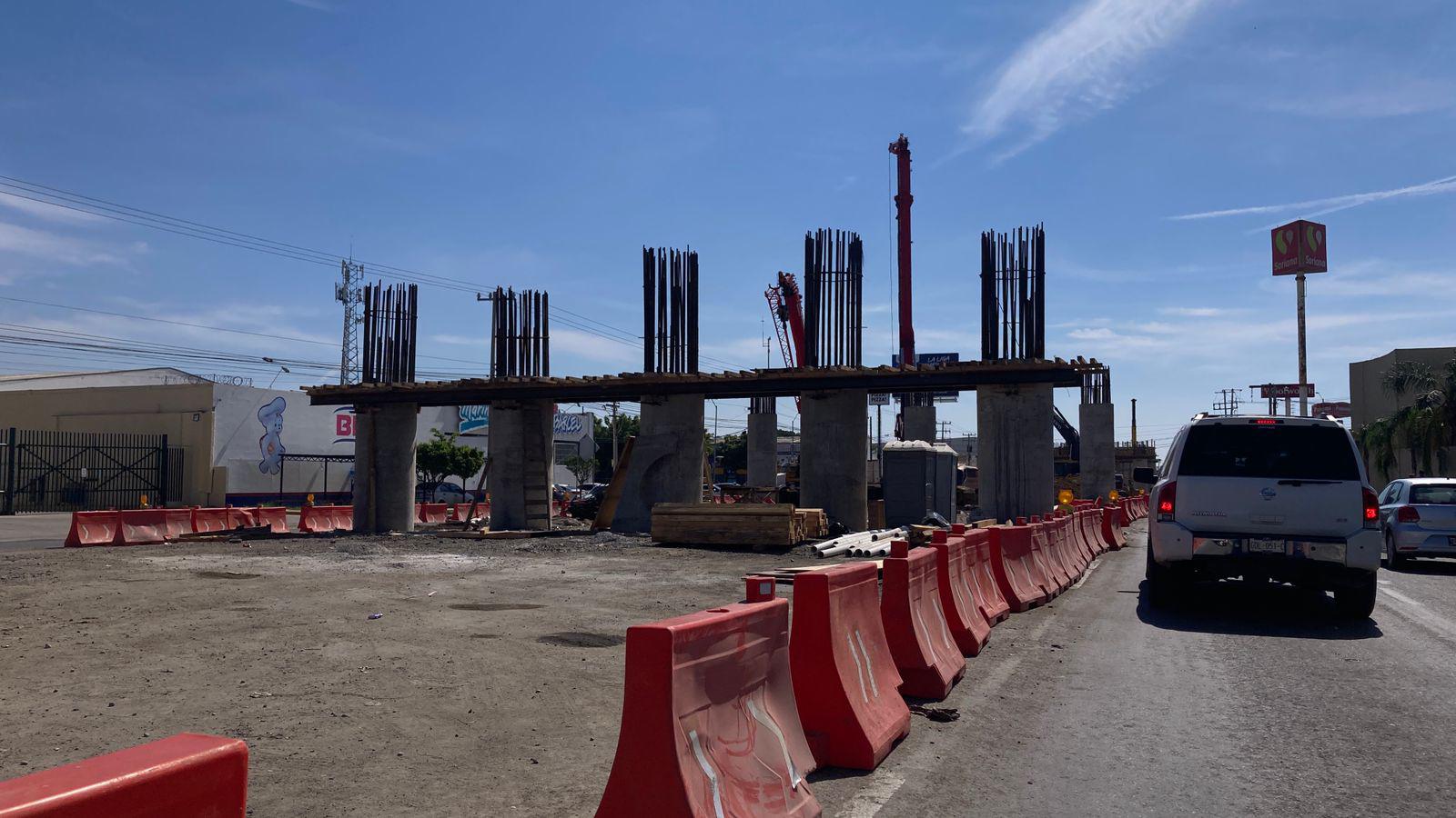 $!Tras casi 70 días de su inicio, obra del paso superior vehicular México 15 y Pérez Escobosa muestra gran avance