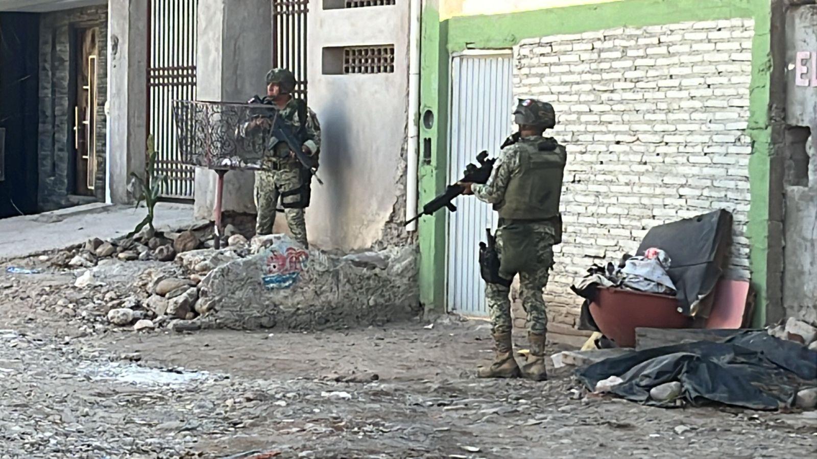 $!Reporte de herido de bala desata fuerte movilización militar en Culiacán