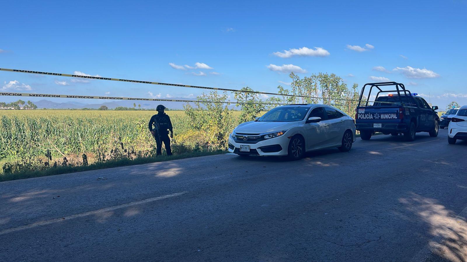 $!Asesinan a balazos a ex Comandante de la Policía Municipal de Navolato en Campo Berlín