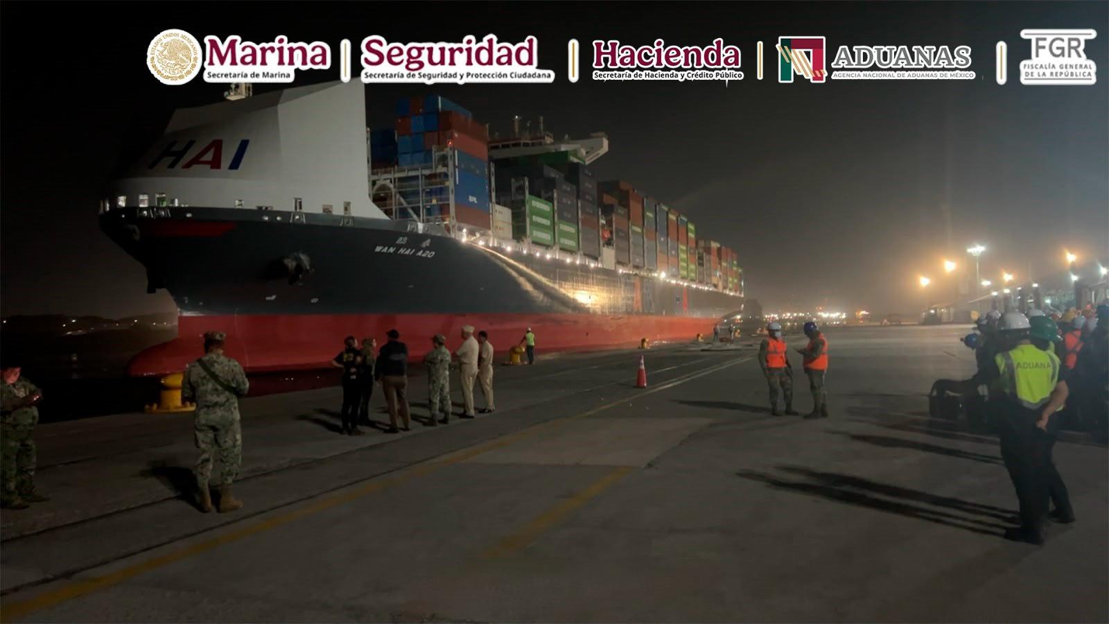 $!Decomisan más de una tonelada de cocaína en el recinto portuario de Lázaro Cárdenas, Michoacán