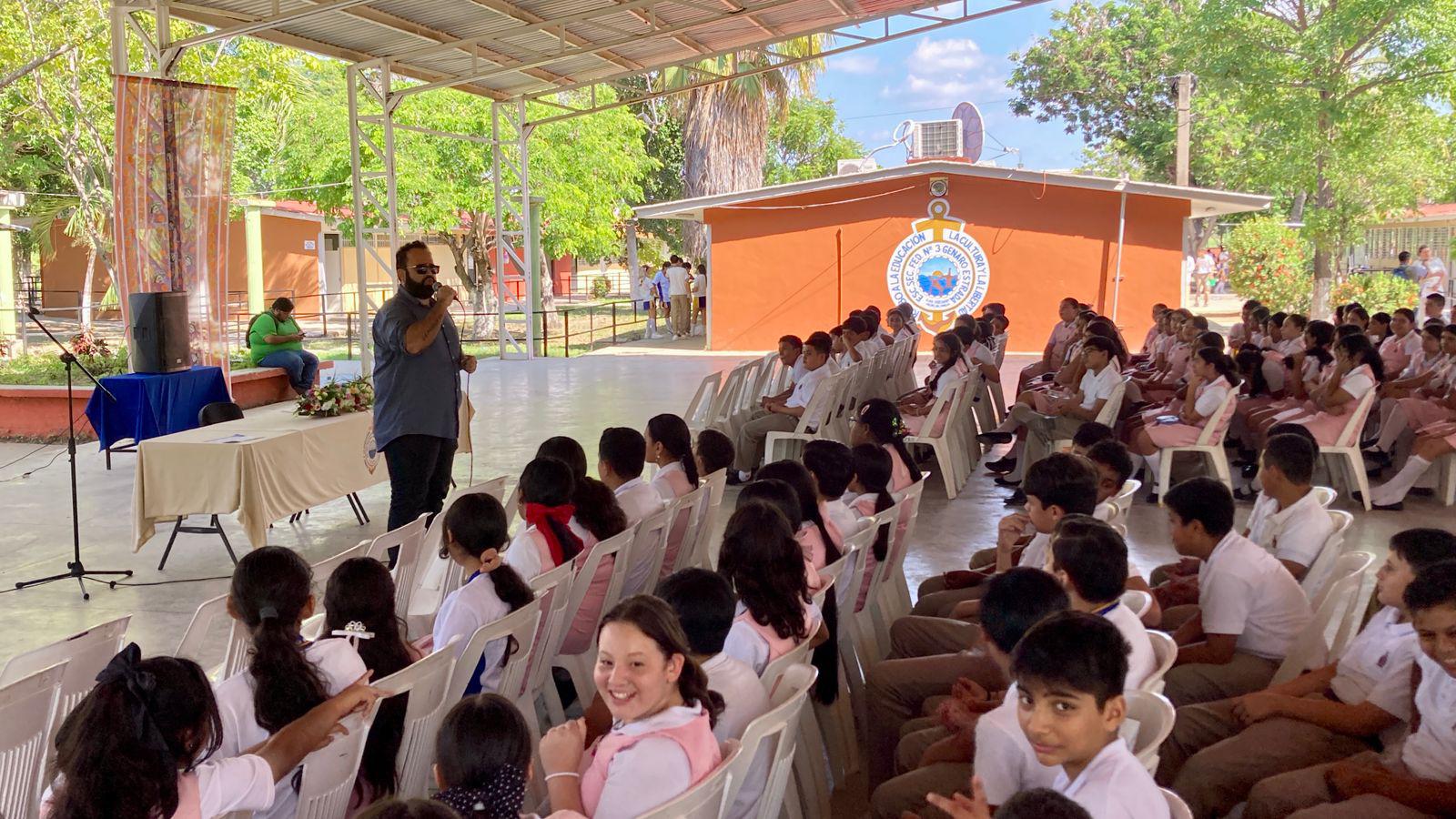 $!Se suma Secundaria Genaro Estrada a la Jornada Nacional por la Paz y contra las adicciones