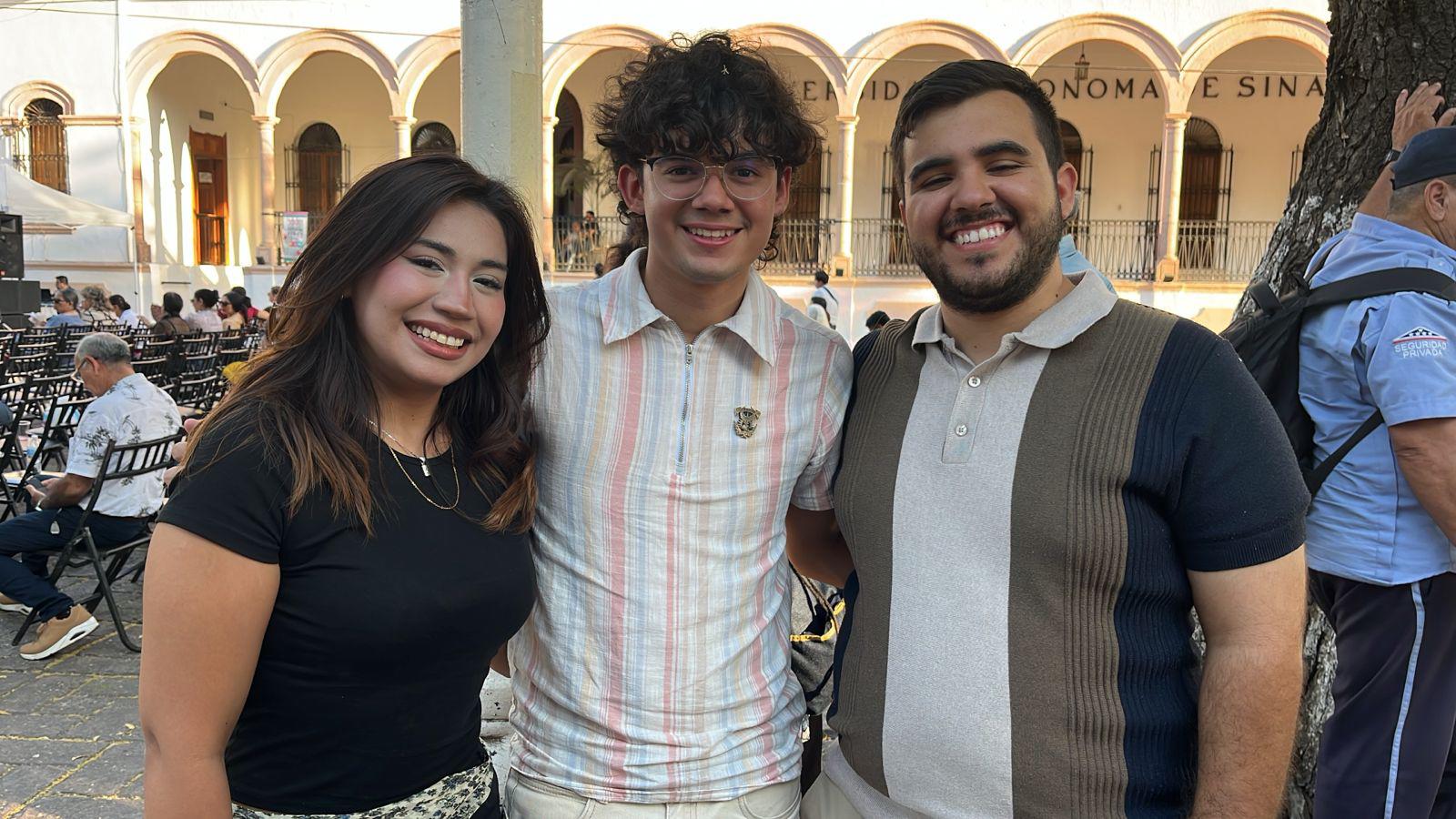 $!Alejandra Inzunza, Gamaliel Cañedo y Omar Lara.