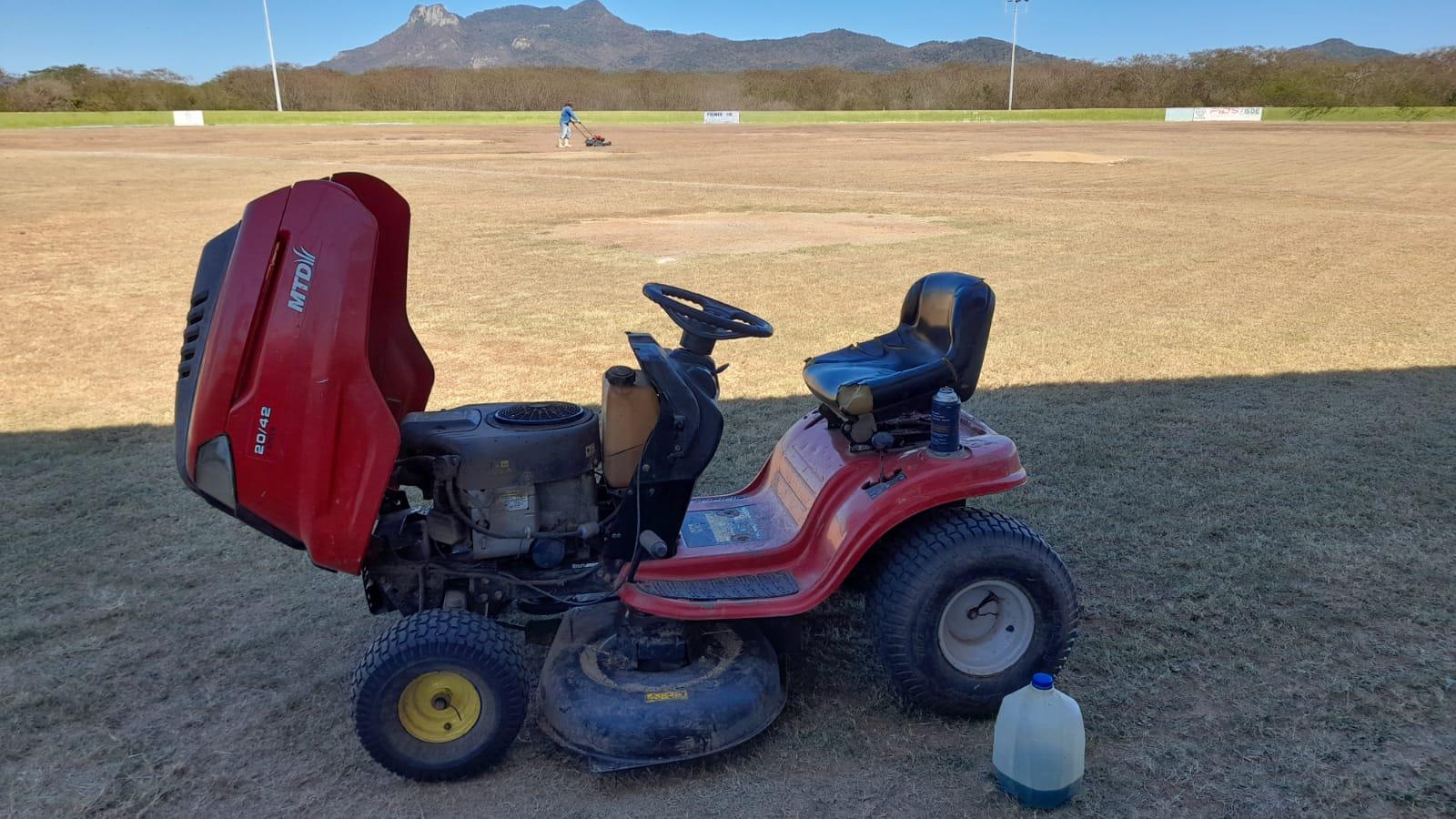 $!El Estadio de Beisbol Elpidio Osuna es remozado para recibir Juego del Recuerdo