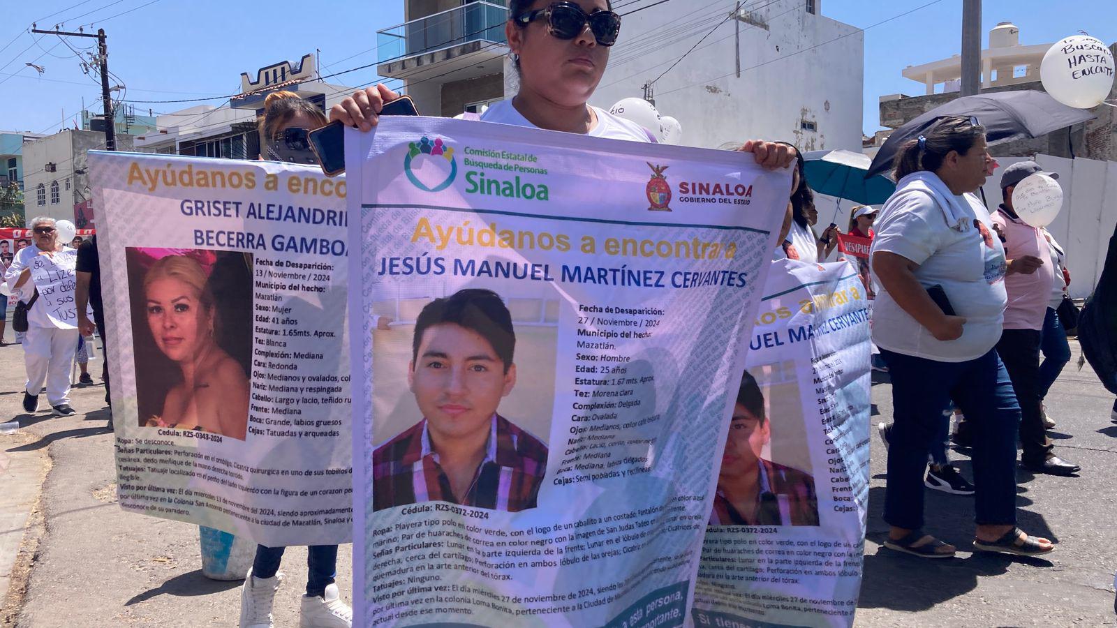 $!‘10 de mayo no es de fiesta, es de lucha y de ‘protesta’, el clamor de las madres rastreadoras de Mazatlán