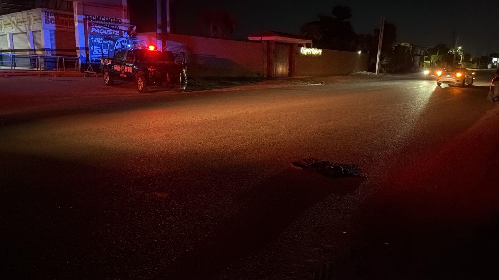 $!Agreden a balazos a un ciclista sobre la carretera en Bellavista, Culiacán