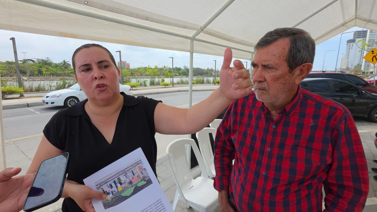 $!Denuncian presuntas irregularidades y relleno de la Laguna del Camarón en Mazatlán