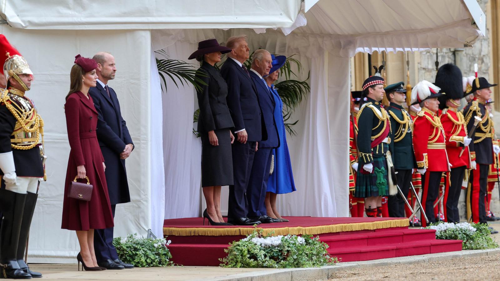 $!El Rey Carlos III recibe a Trump en Windsor con honores militares